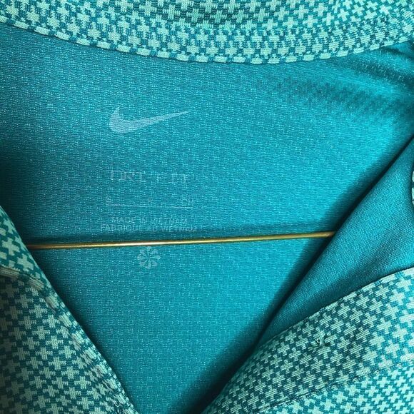 NWT Ladies‎ Nike Drifit Golf Tennis Polo small Teal Green - Picture 3 of 8
